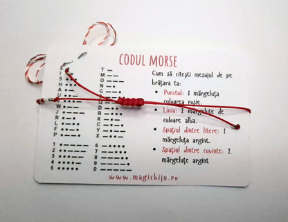 Brățară Codul Morse „Fată de zahăr"