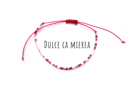 Brățară Codul Morse „Dulce ca mierea"