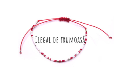 Brățară Codul Morse „Ilegal de frumoasa”