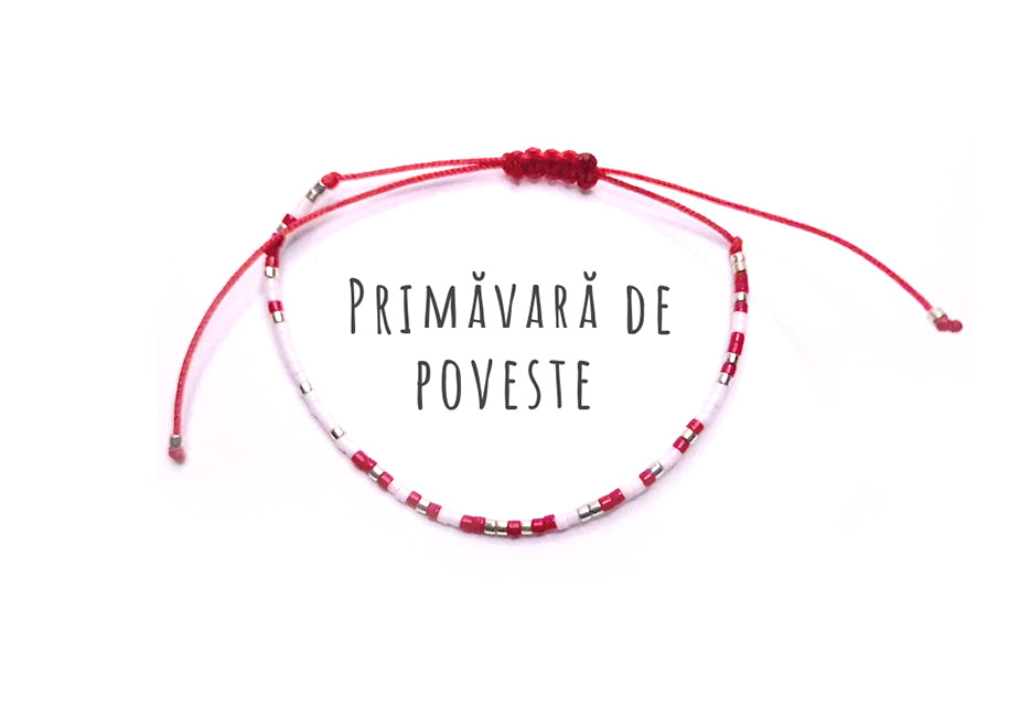 Brățară Codul Morse „Primăvară de poveste"