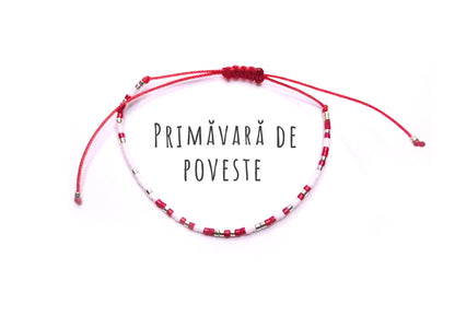 Brățară Codul Morse „Primăvară de poveste"