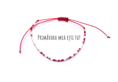 Brățară Codul Morse  „Primăvara mea ești tu"